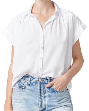 Star White Penny Blouse