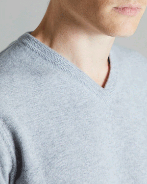 Grey Cashmere Sweater