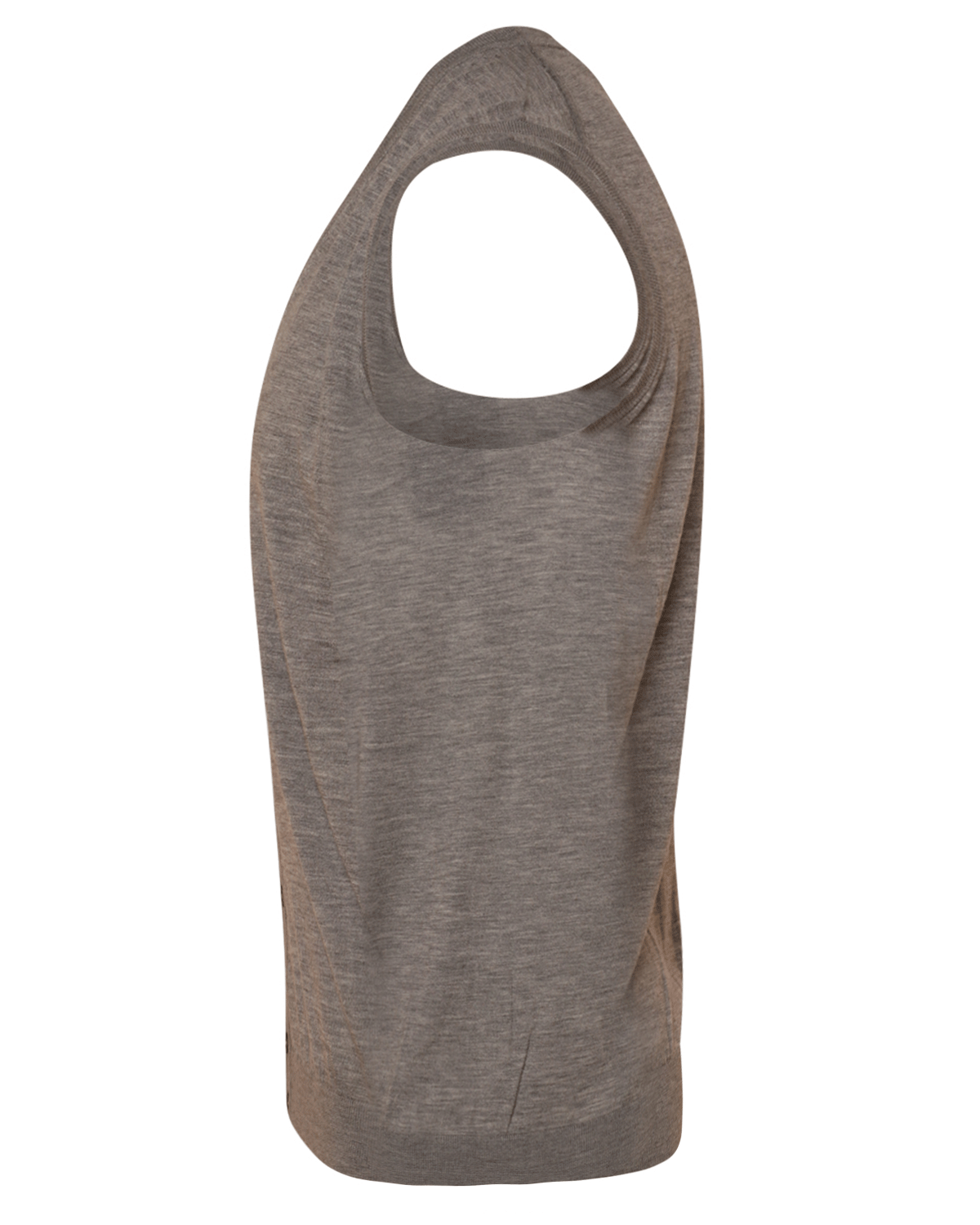 Grey Cashmere and Silk Blend Vest