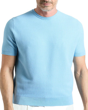 Light Blue Micro Stitch Shirt