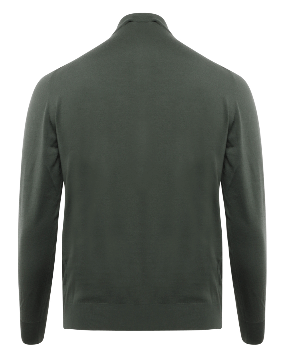 Militare Green Quarter Zip Sweater