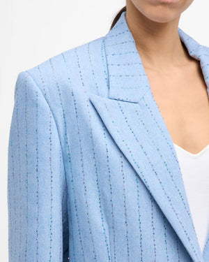 Dust Blue Oversized Blazer