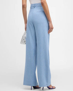 Dust Blue Wide Suit Pant