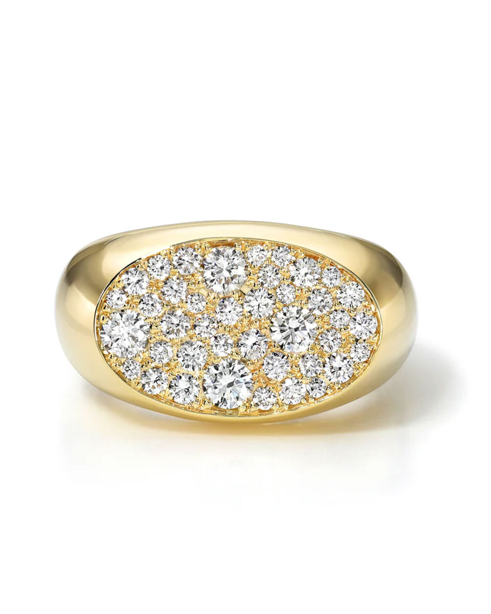 Galaxy Goldie Signet Ring