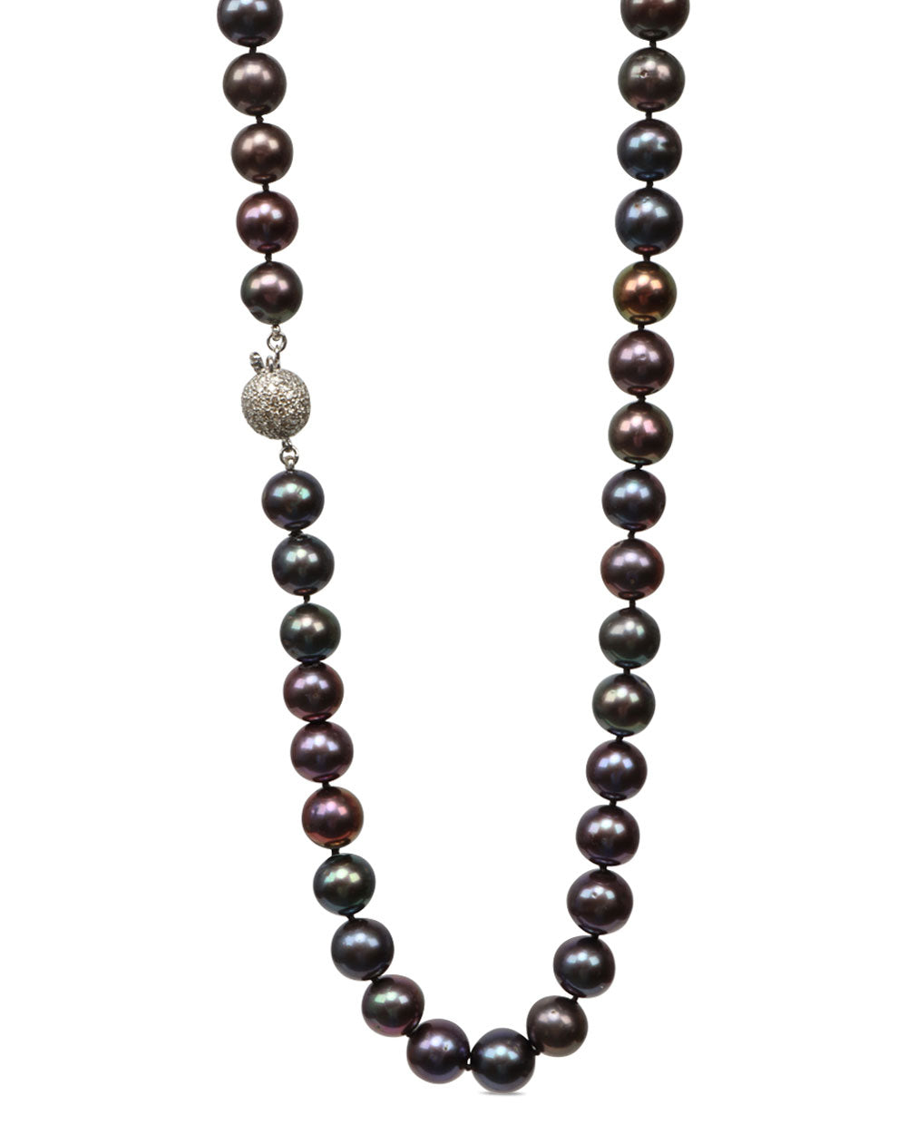 Black Fresh Water Pearl Necklace