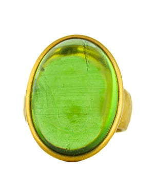 Large Peridot Ring