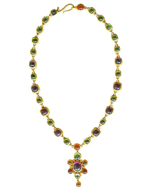 Multicolored Stone Necklace