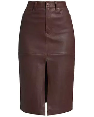 Chocolate Mia Pencil Skirt