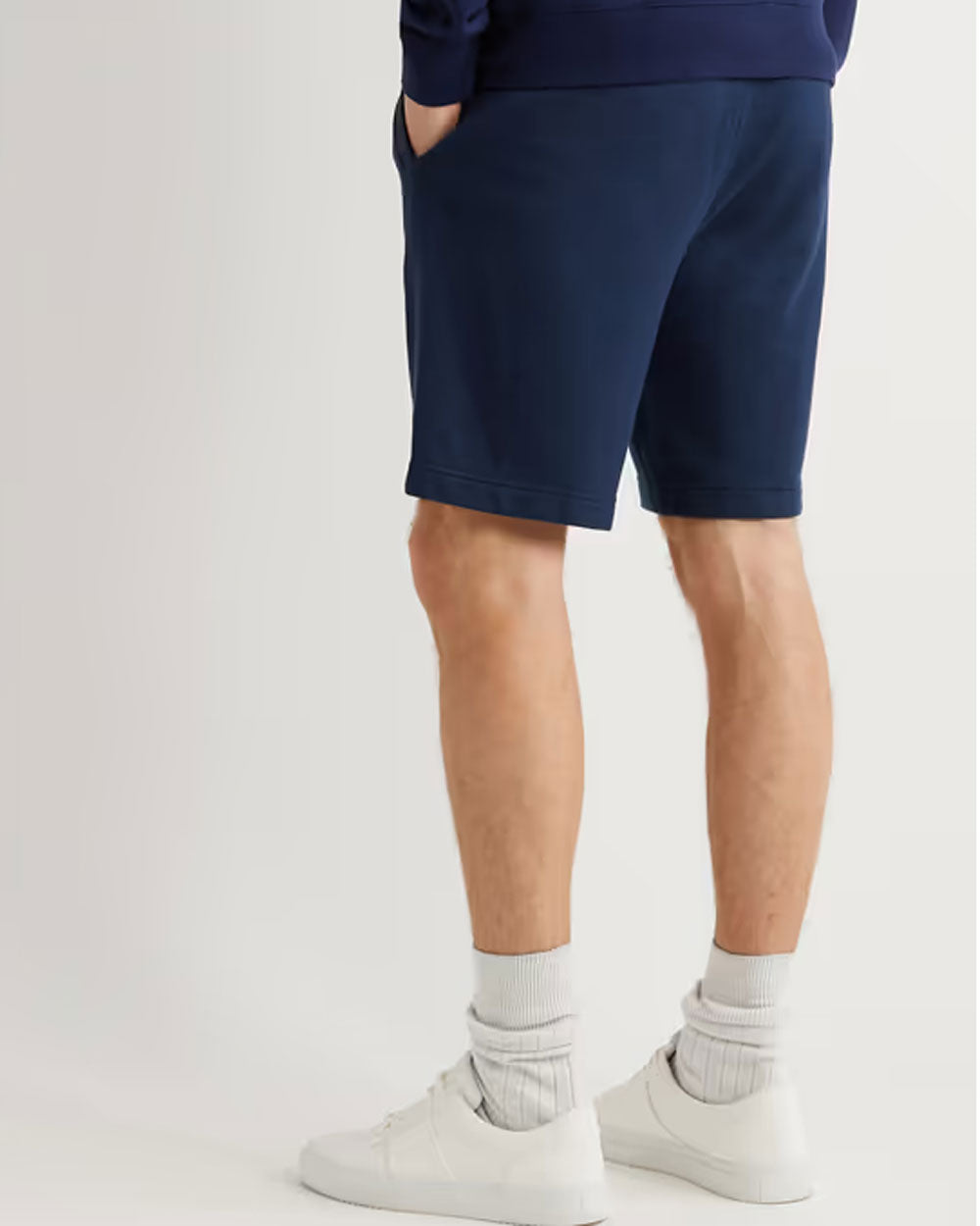 Quinn Navy Sweat Shorts