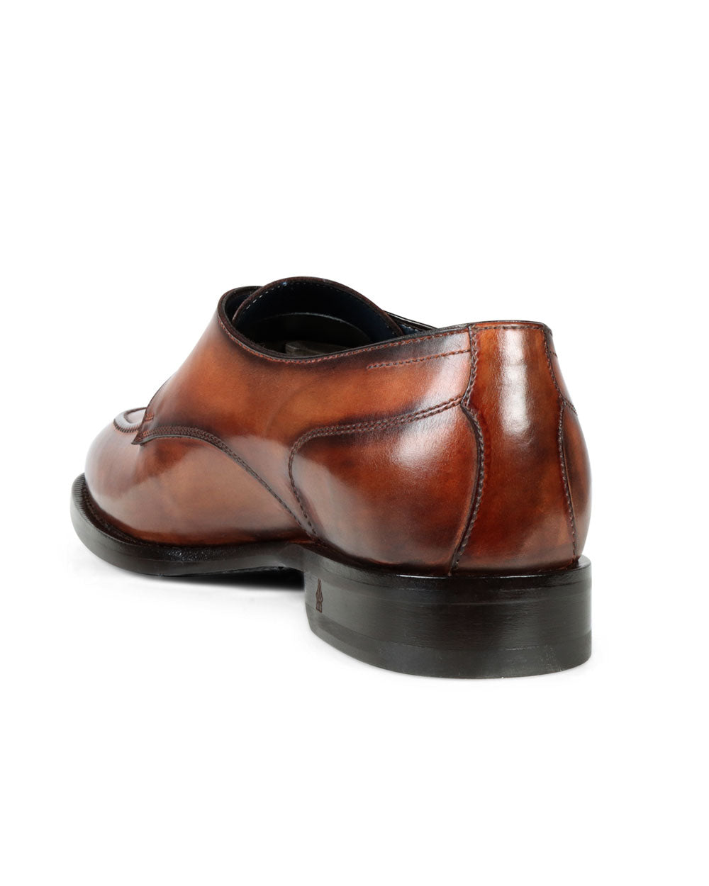 Gavello Flex Leather Monkstrap Loafer in Havana