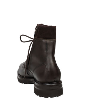 Piemonte Leather Boot in Mogano