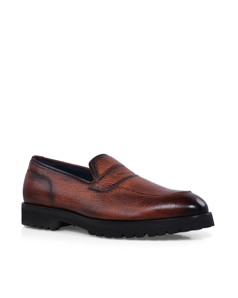 Ridotti Leather Loafer in Havana