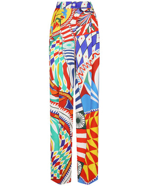 Carretto Card Psychedelic Pant