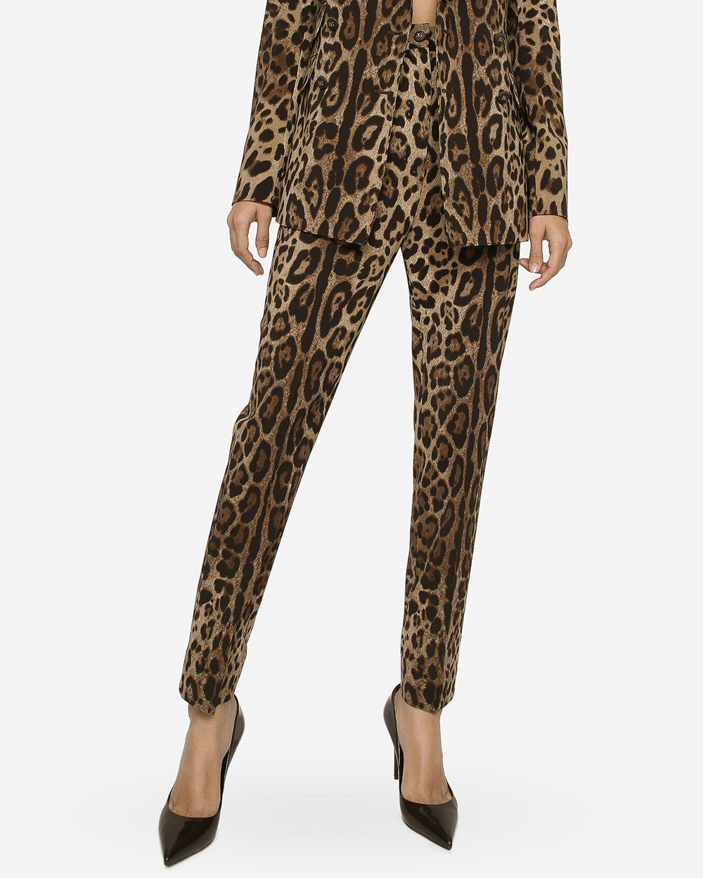 Leopard Wool Pant