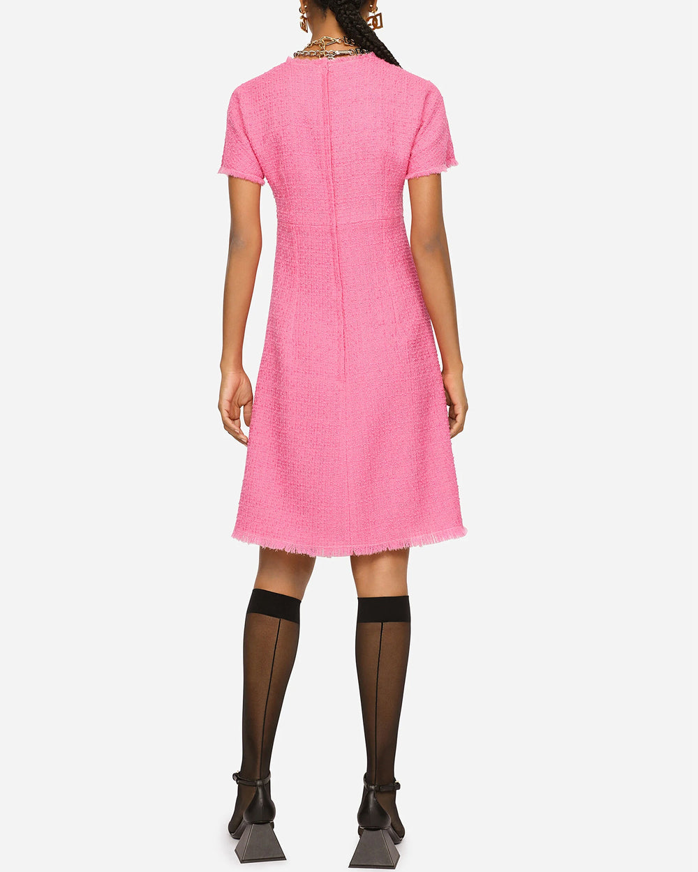 Rose Tweed DNA Mini Dress