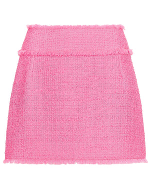 Rose Tweed DNA Mini Skirt