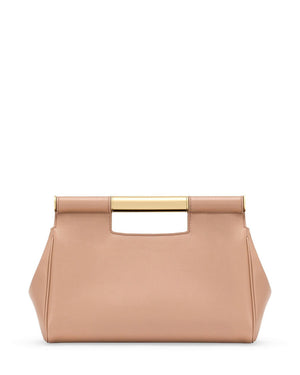 Sicily Clutch Handbag in Beige