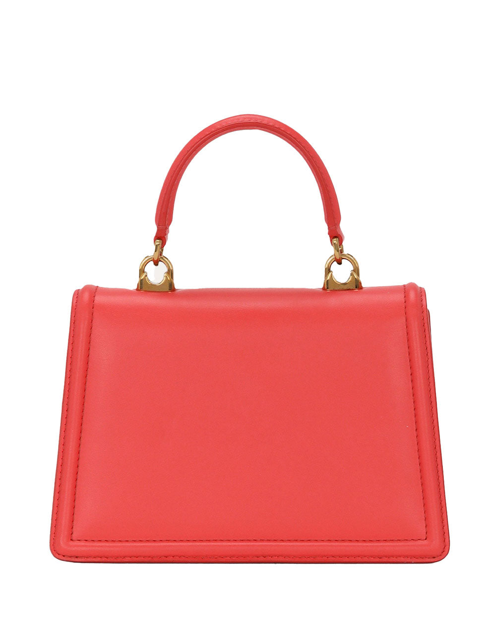 Small Devotion Top Handle Bag in Coral