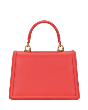 Small Devotion Top Handle Bag in Coral