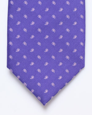 Lavender Micro Paisley Silk Tie