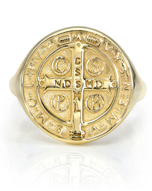 Baby St. Benedict Signet Ring