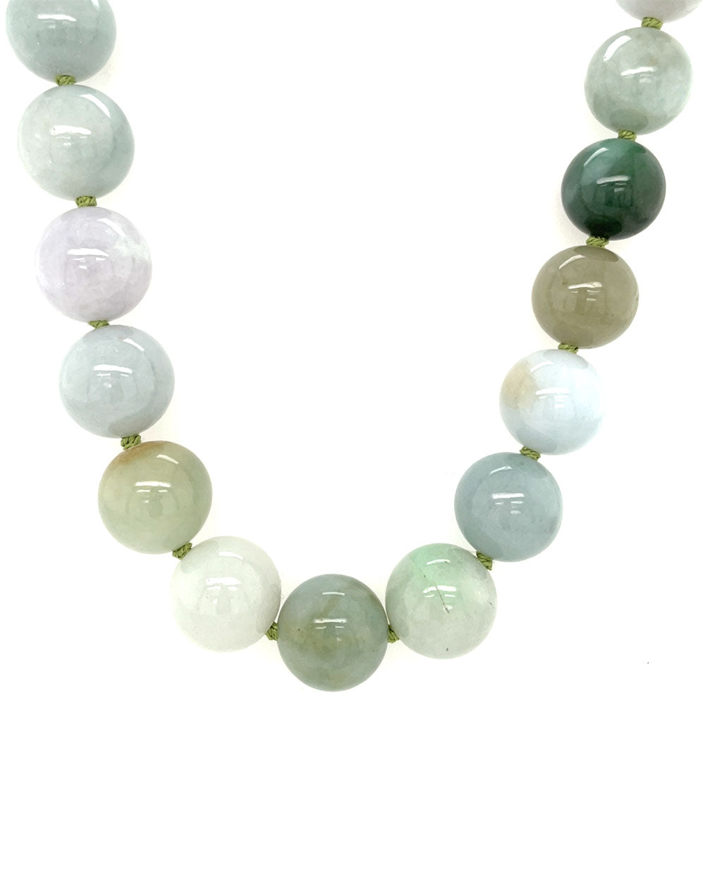 Multicolored Jade Necklace