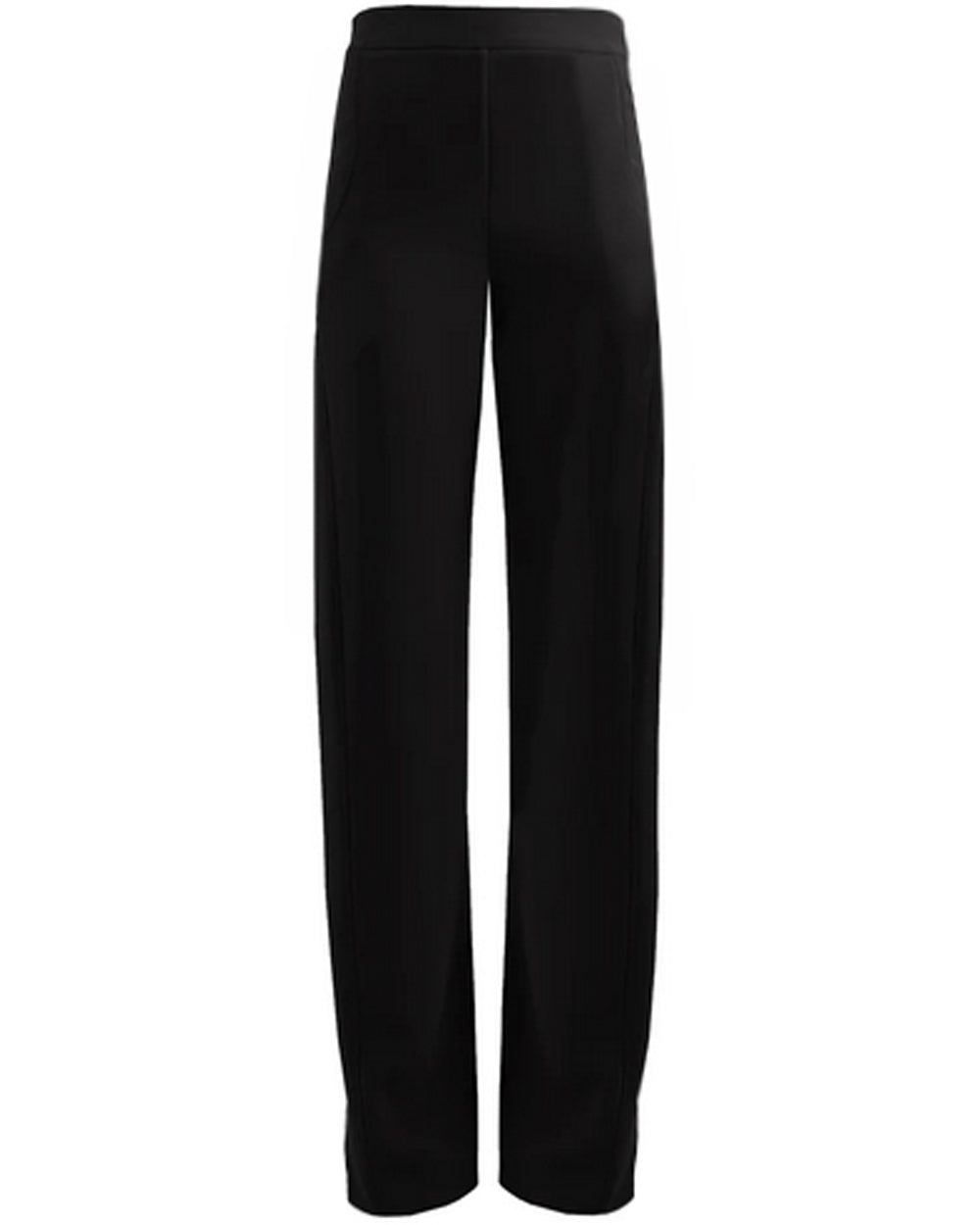 Black Crepe Twist Trouser