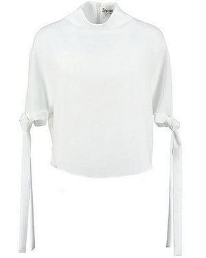 Ivory Georgette Pedernal Top