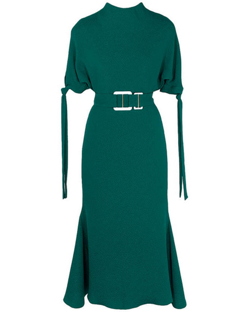 Malachite Pedernal Belted Dress