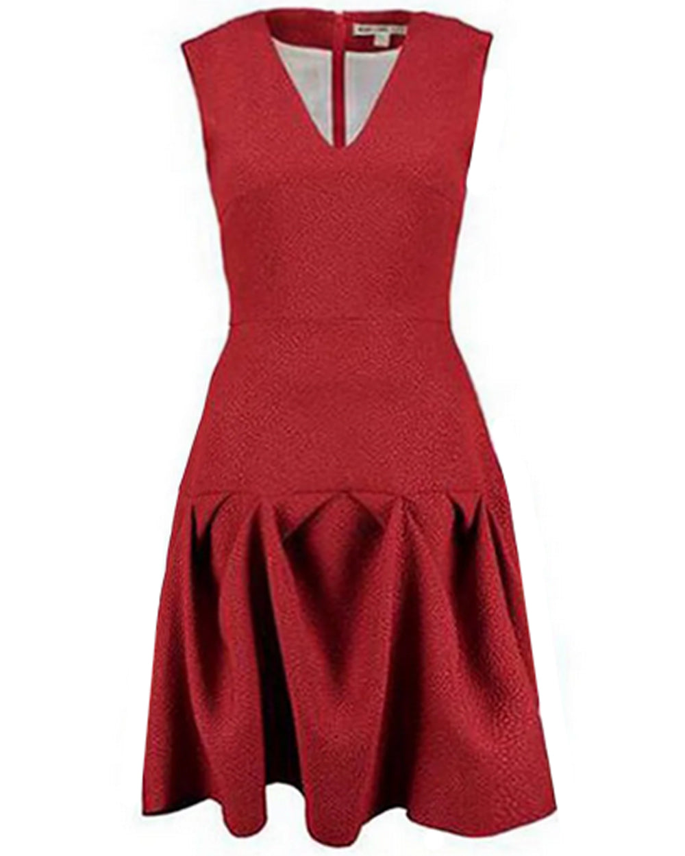 Red Bubble Jacquard Prado Bubble Dress