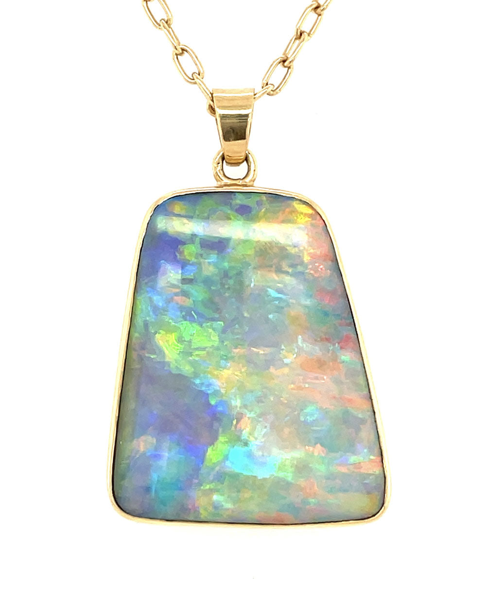 Vintage Australian Boulder Opal Pendant