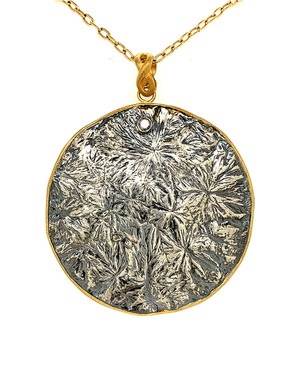 XL Flower Money Coin Pendant Necklace