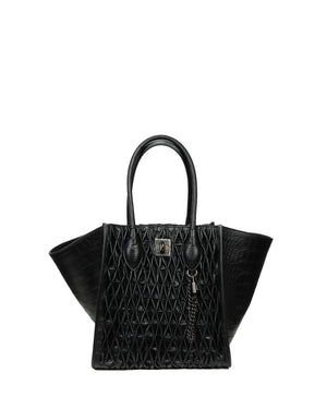 Borsa Shopping Media Tote in Black