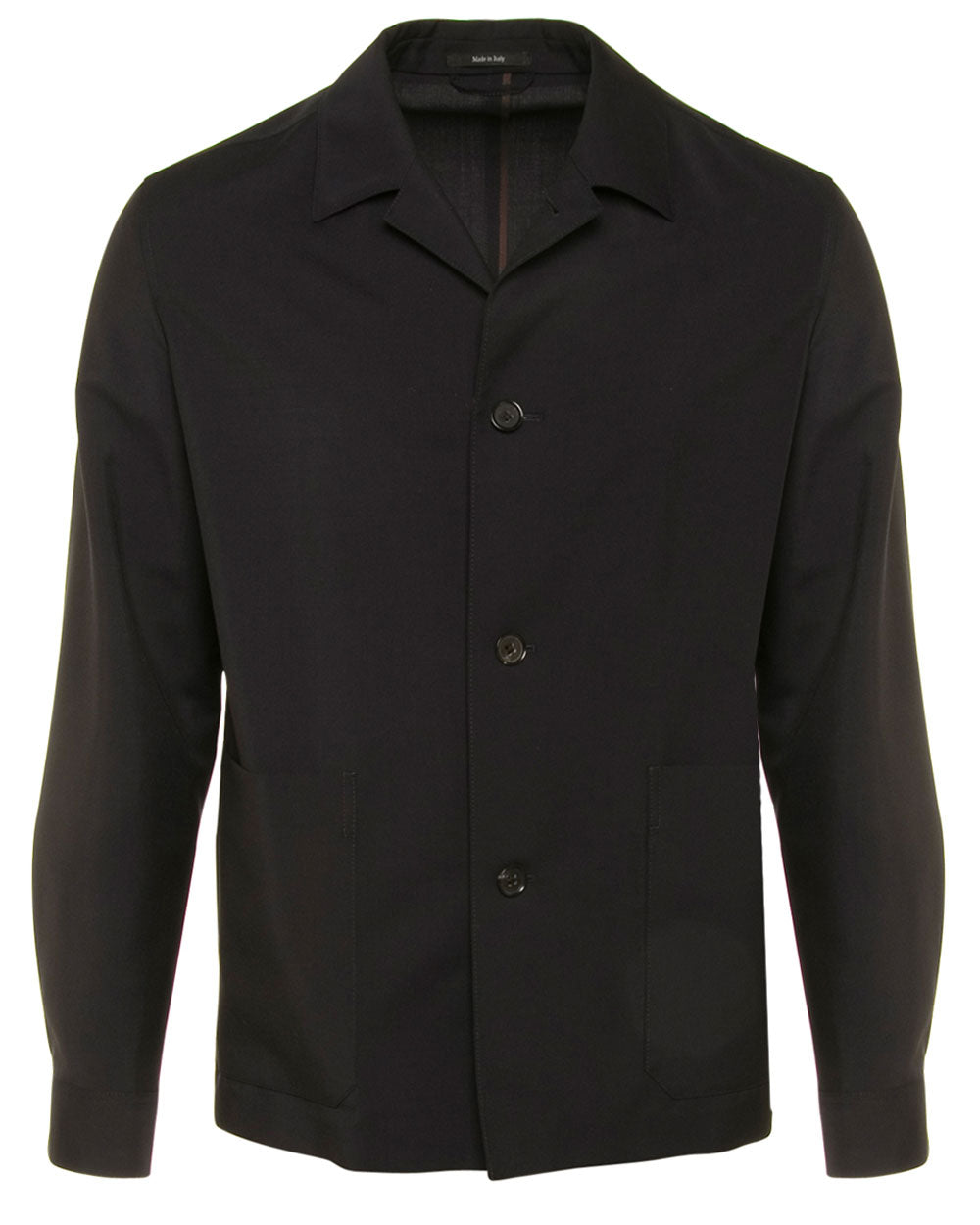 Black Wool and Mohair Jacket
