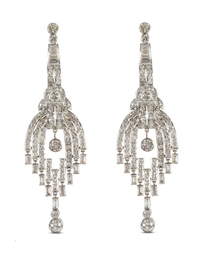 Diamond Chandelier Earrings