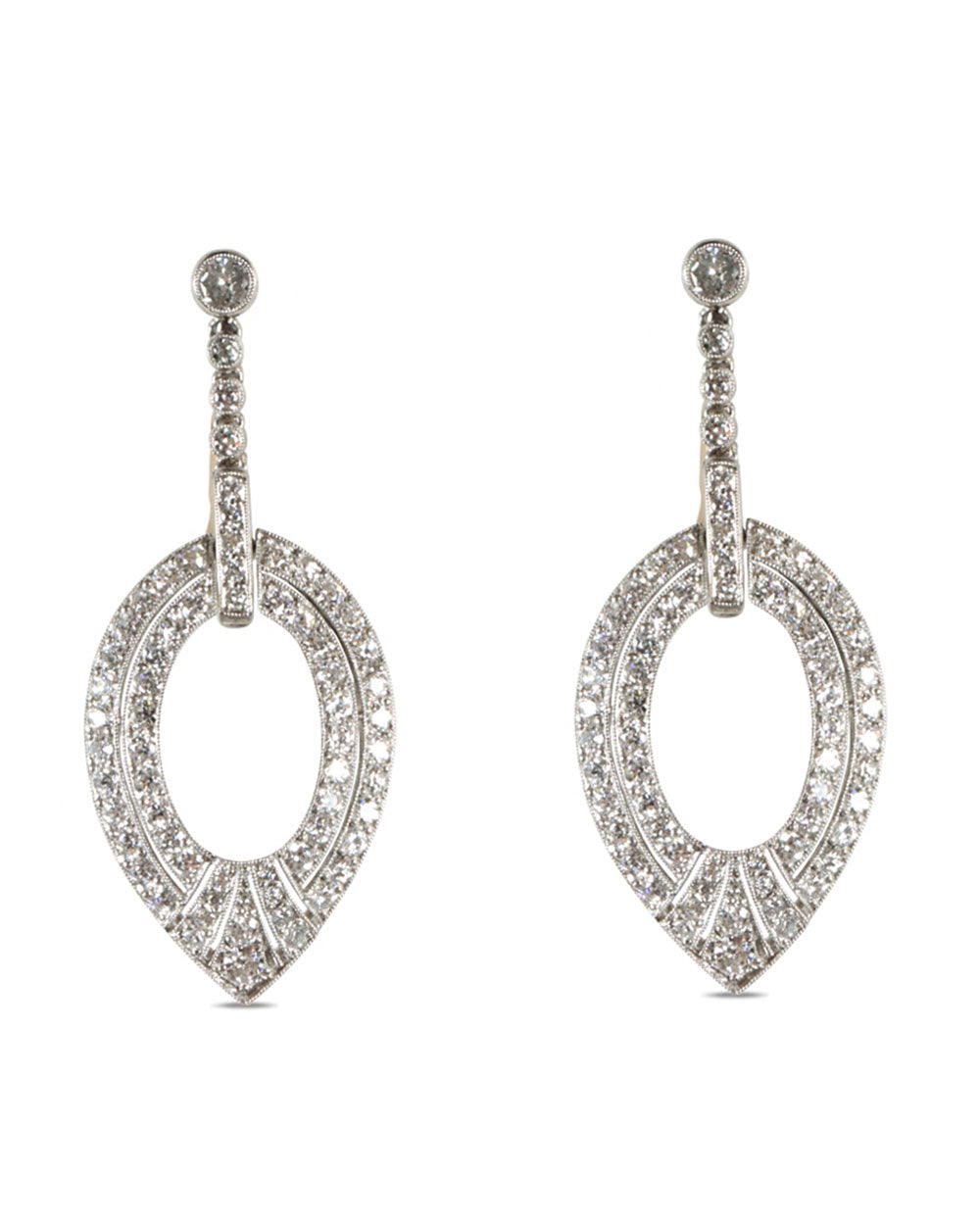 Diamond Teardrop Earrings