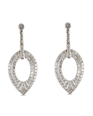 Diamond Teardrop Earrings