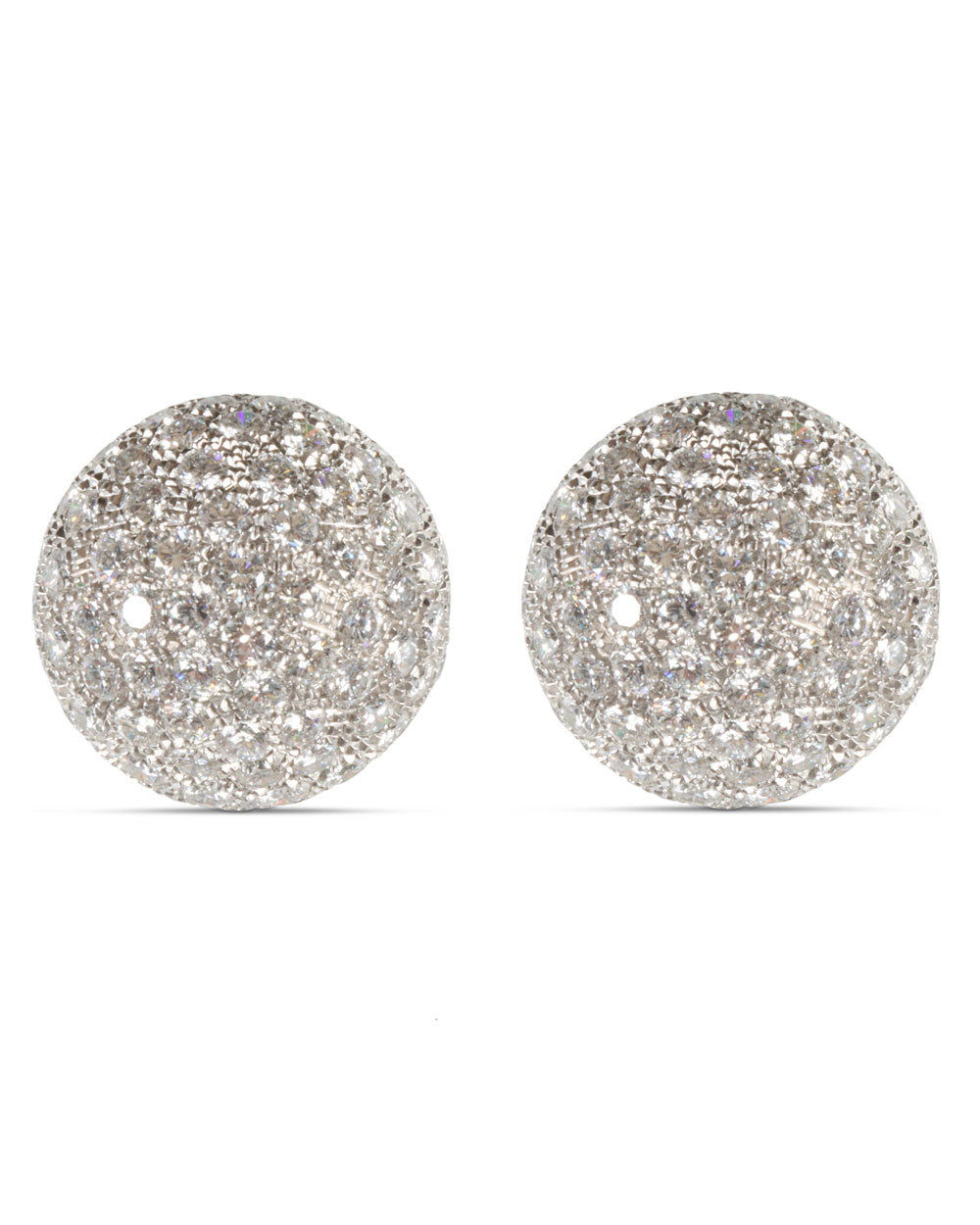 Pavé Diamond Dome Earrings