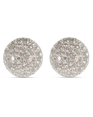 Pavé Diamond Dome Earrings