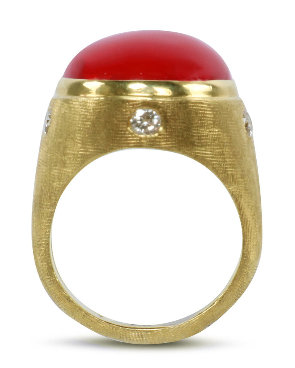 Oxblood Coral Ring