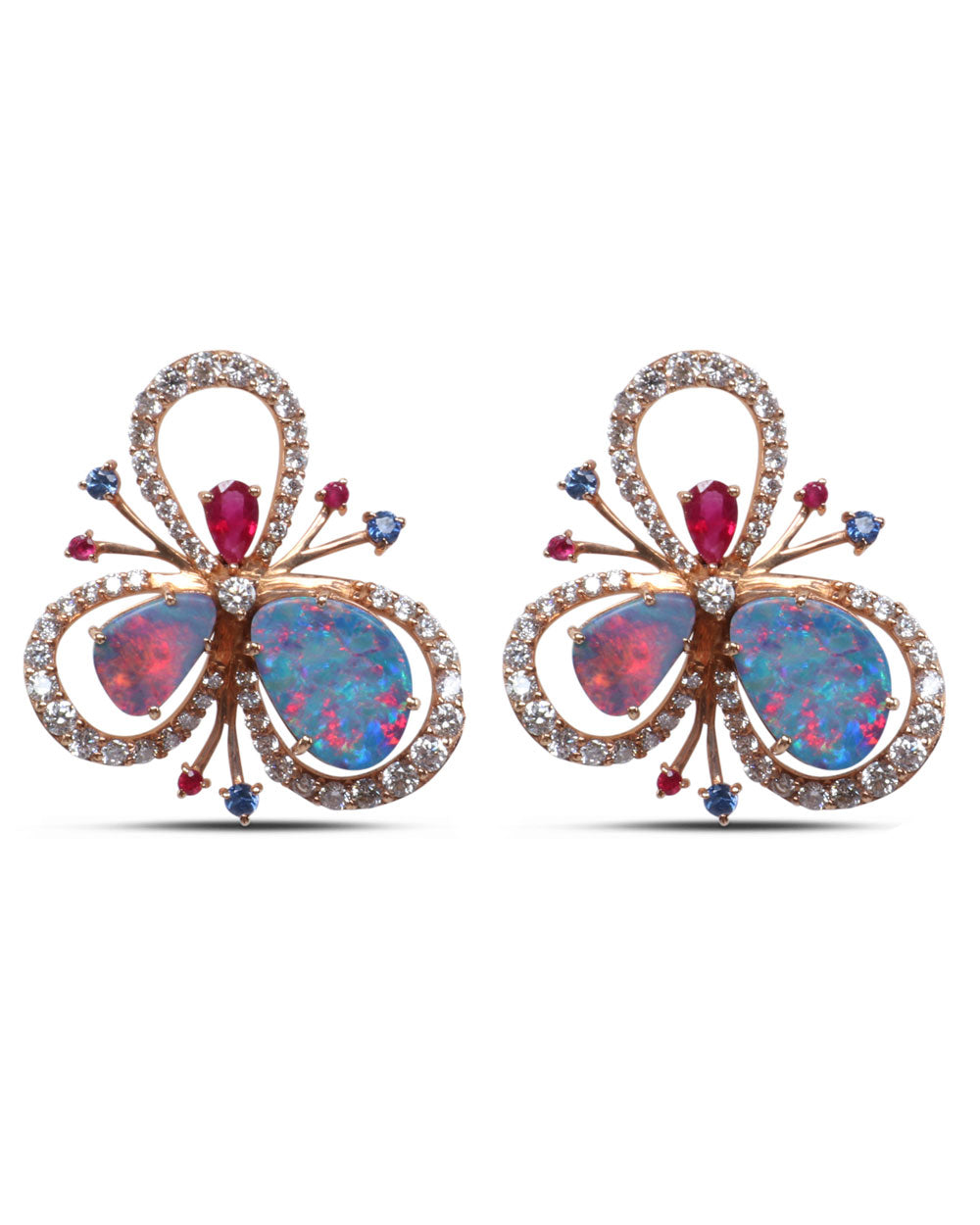 Amrapali Double Butterfly Earrings