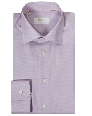 Light Purple Houndstooth Dress Shirt