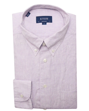 Light Purple Linen Dress Shirt
