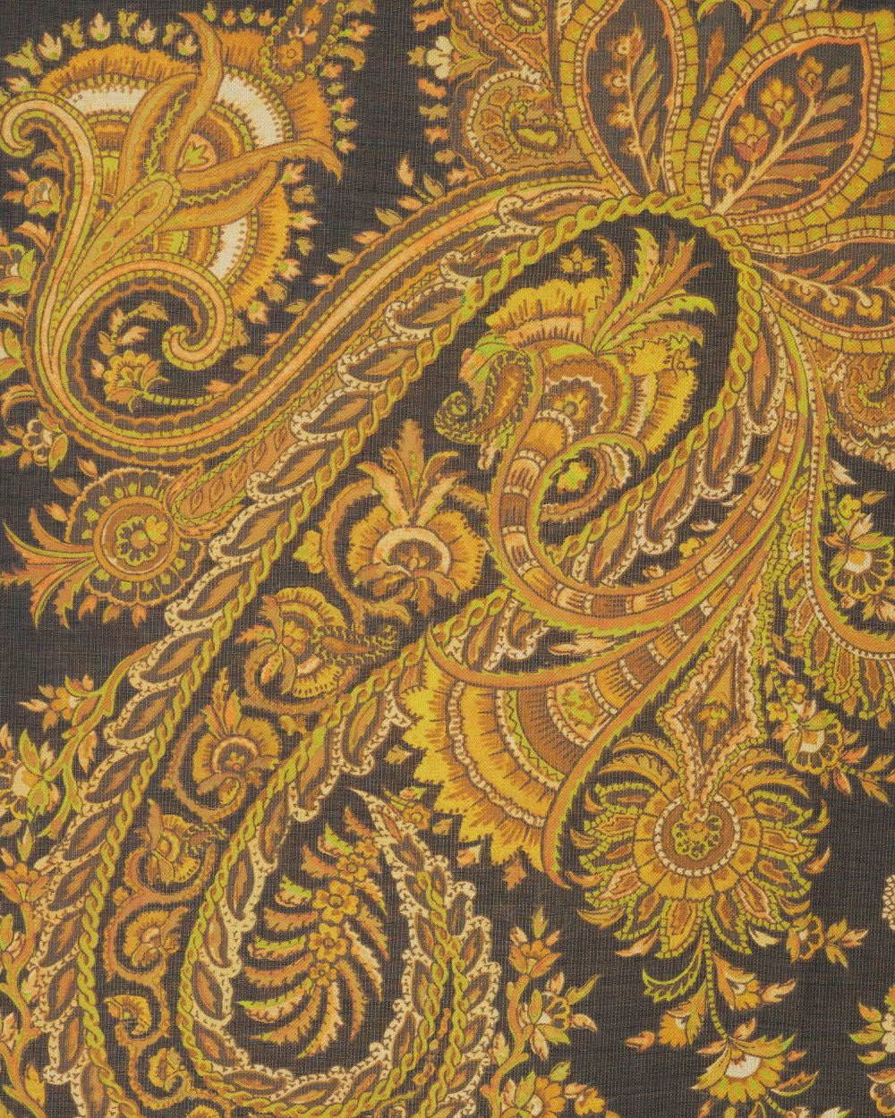 Etro Graphic Silk & Cashmere Scarf in Brown – Stanley Korshak