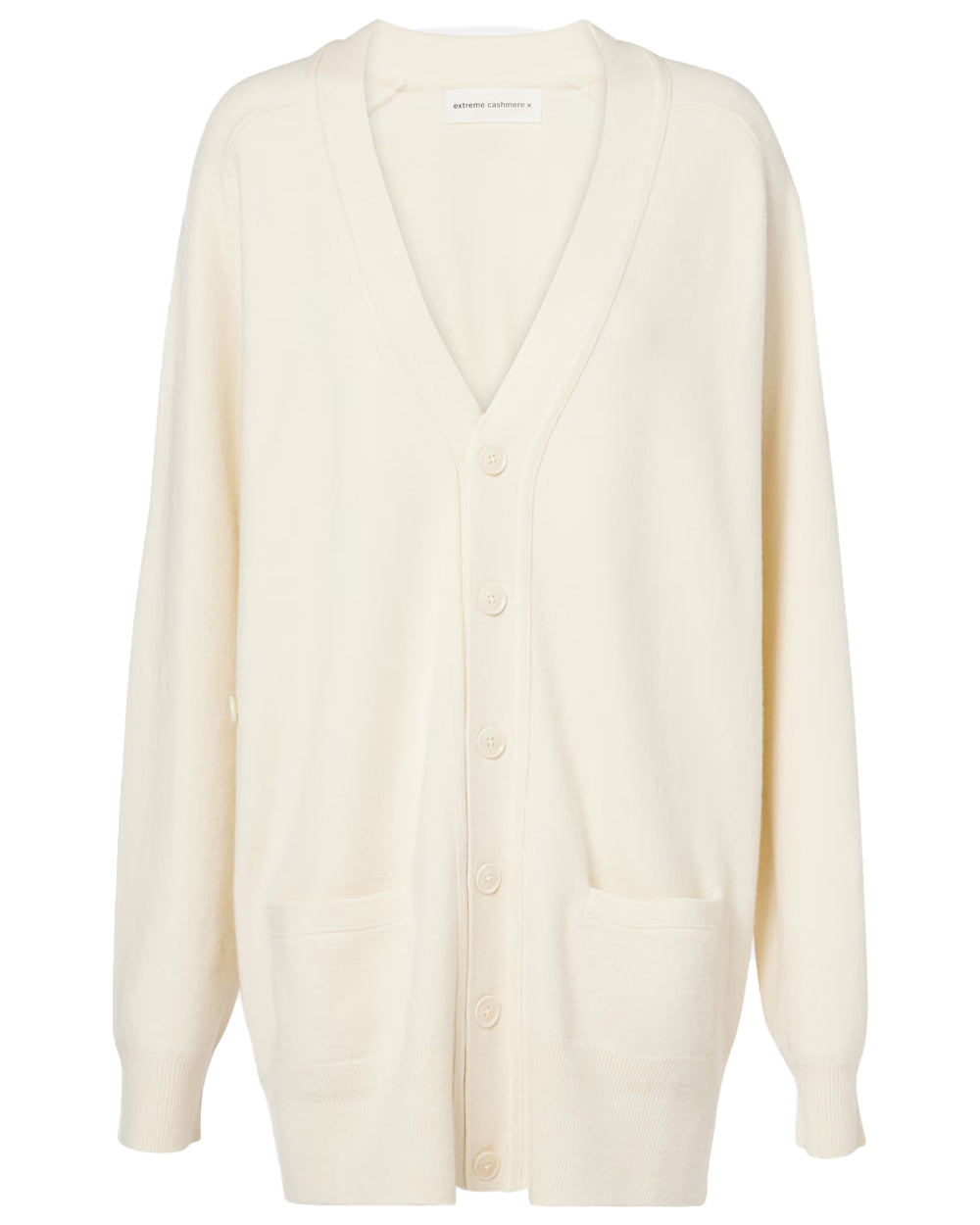 Cream Oversized Cardigan