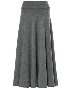 Felt Twirl Midi Skirt