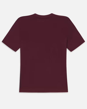 Burgundy Baby Tee