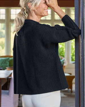 Black Montecito Sweater