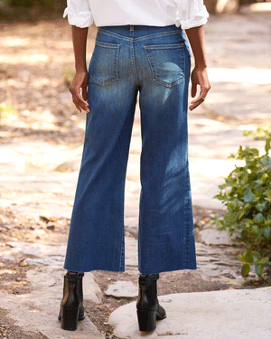 1999 Blue Wash Galway Wide-Leg Jean