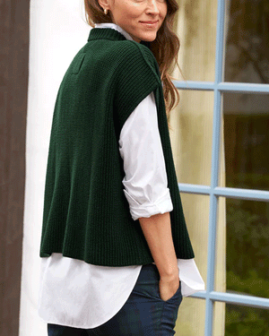 British Racing Green Montecito Vest